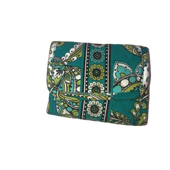 Vera Bradley Accessories - Vera Bradley Retired Peacock Trifold Wallet